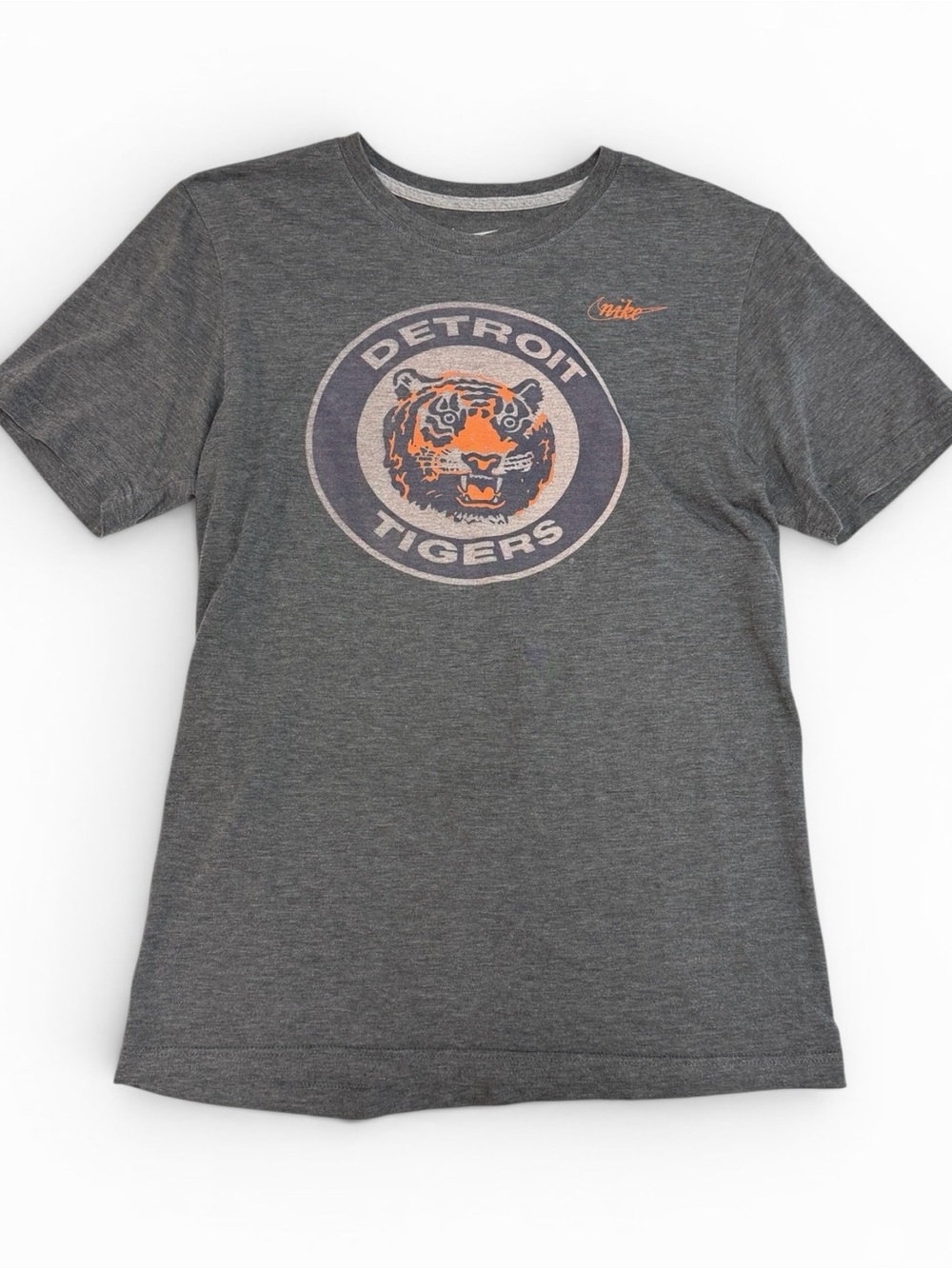 Nike Detroit Tigers Gray Retro Graphic Tee